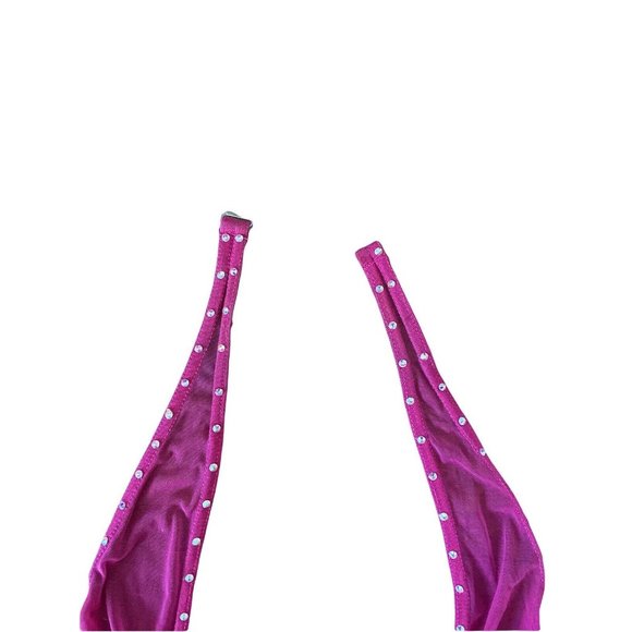 custom adult xs/s lyrical/contemporary dance costume hot pink - Picture 6 of 9